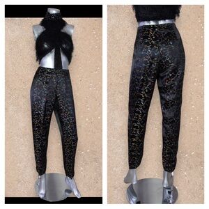 TAO Floral Embroidered High-rise Retro Bohemian Trousers